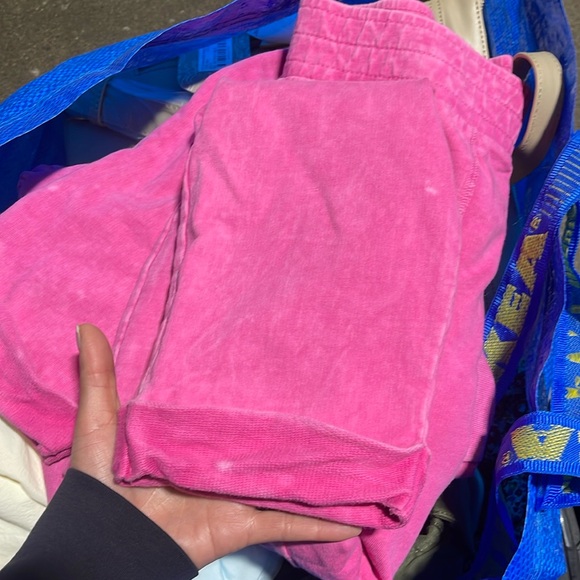 Year Of Ours | Hot Pink Lounge Crewneck + Sweatpants Size: Small - Picture 5 of 6